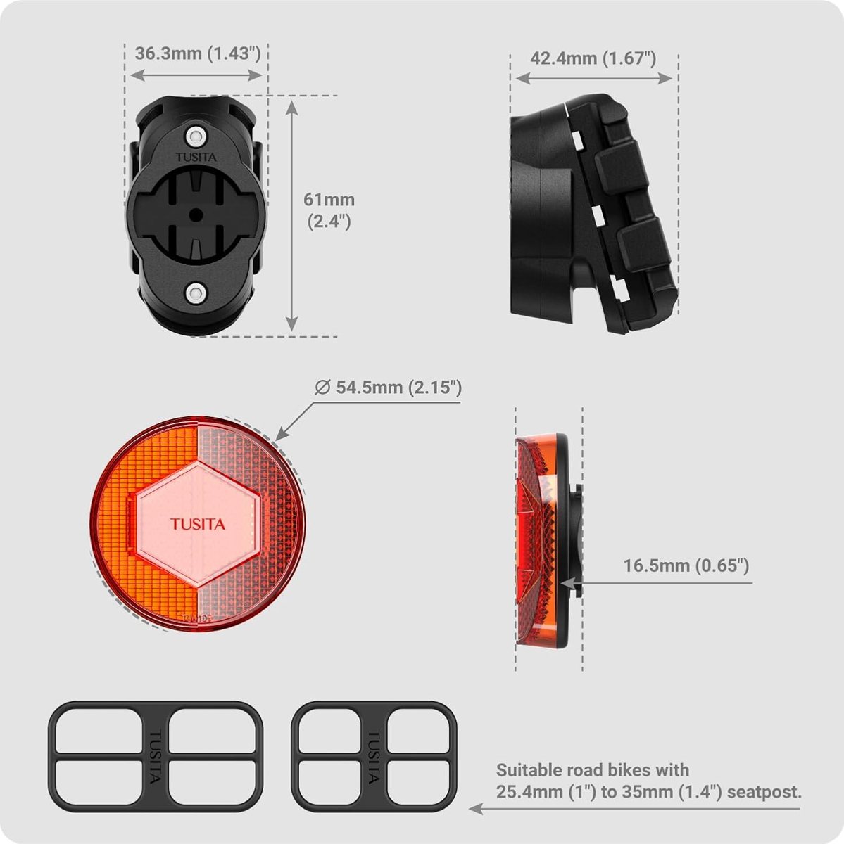 Hidden AirTag Mount for Scooters & E-Bikes — view 3
