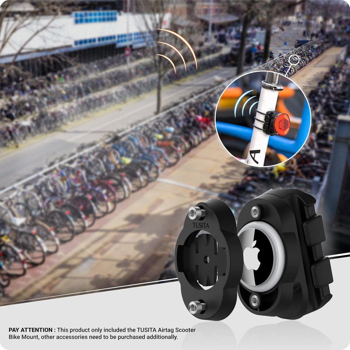 Hidden AirTag Mount for Scooters & E-Bikes — view 4