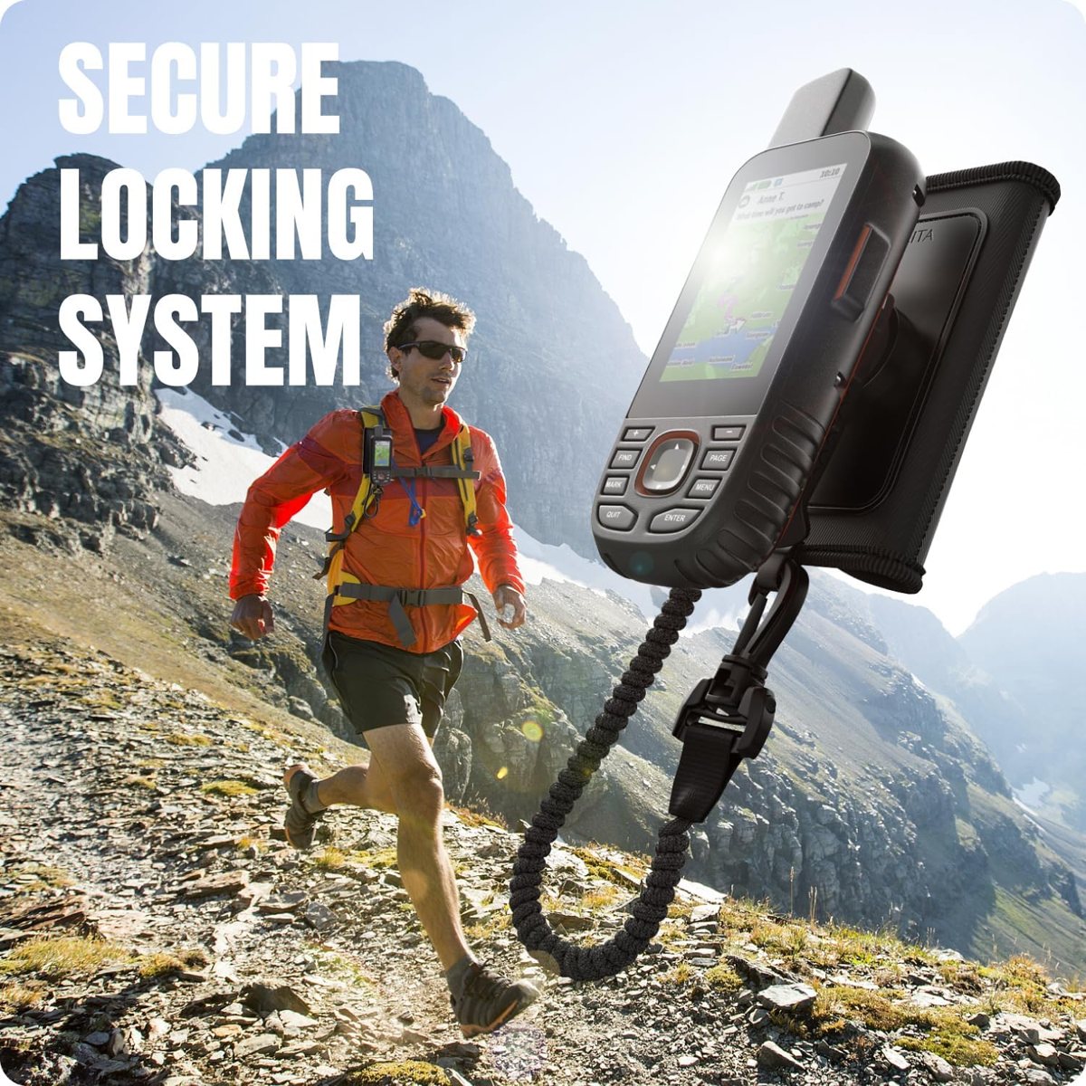 Backpack Tether Mount for Garmin eTrex, GPSMAP & Rino — view 4
