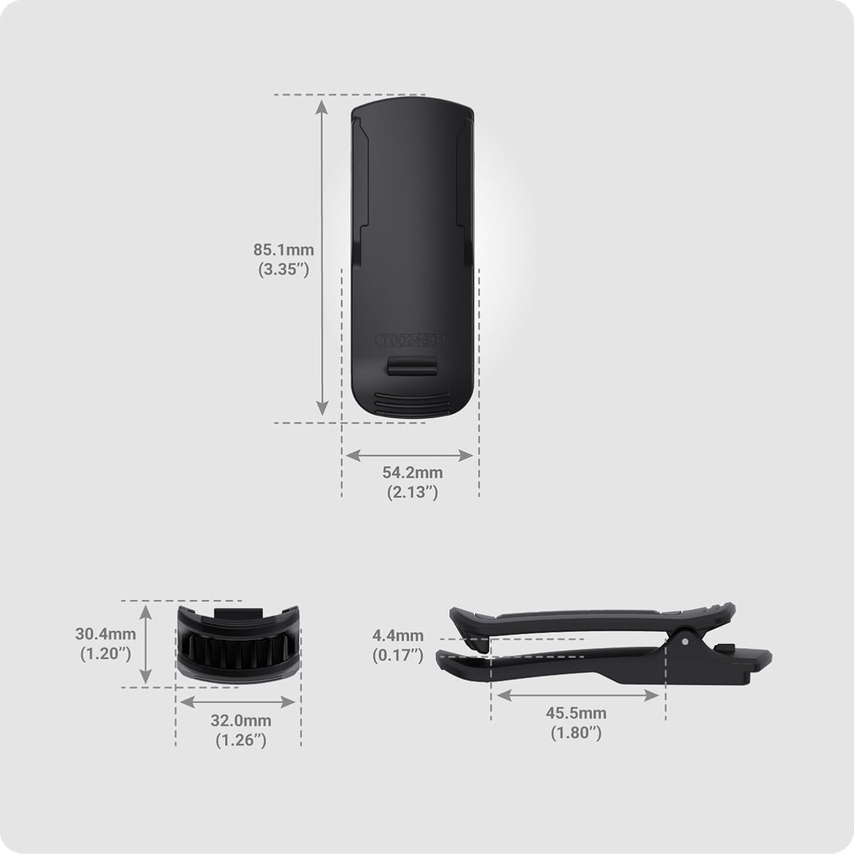 Belt Clip Spine Mount for Garmin Handhelds — view 3