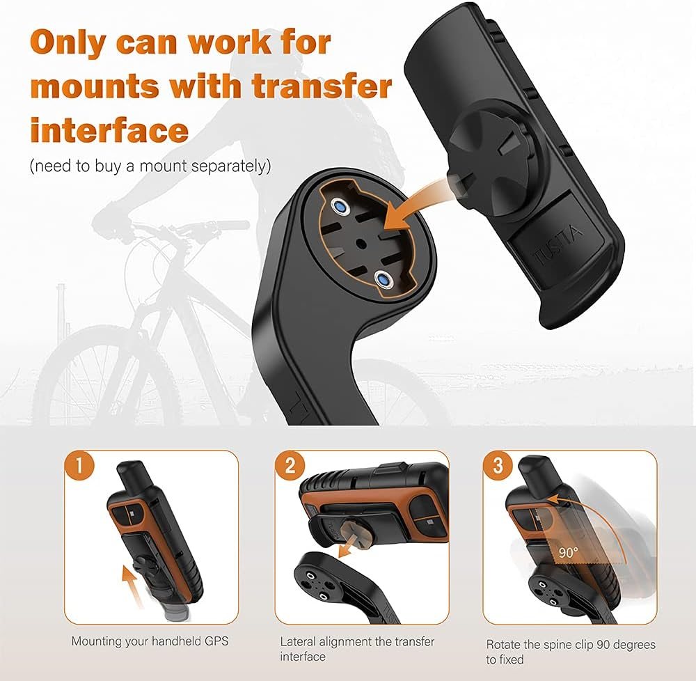 Bike Mount Adapter for Garmin Handhelds — 2-Pack — view 4