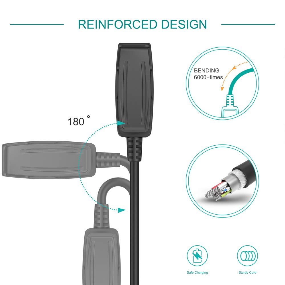Charger for Garmin Forerunner 35, 230, 235, 630, 645 & 735XT — view 4