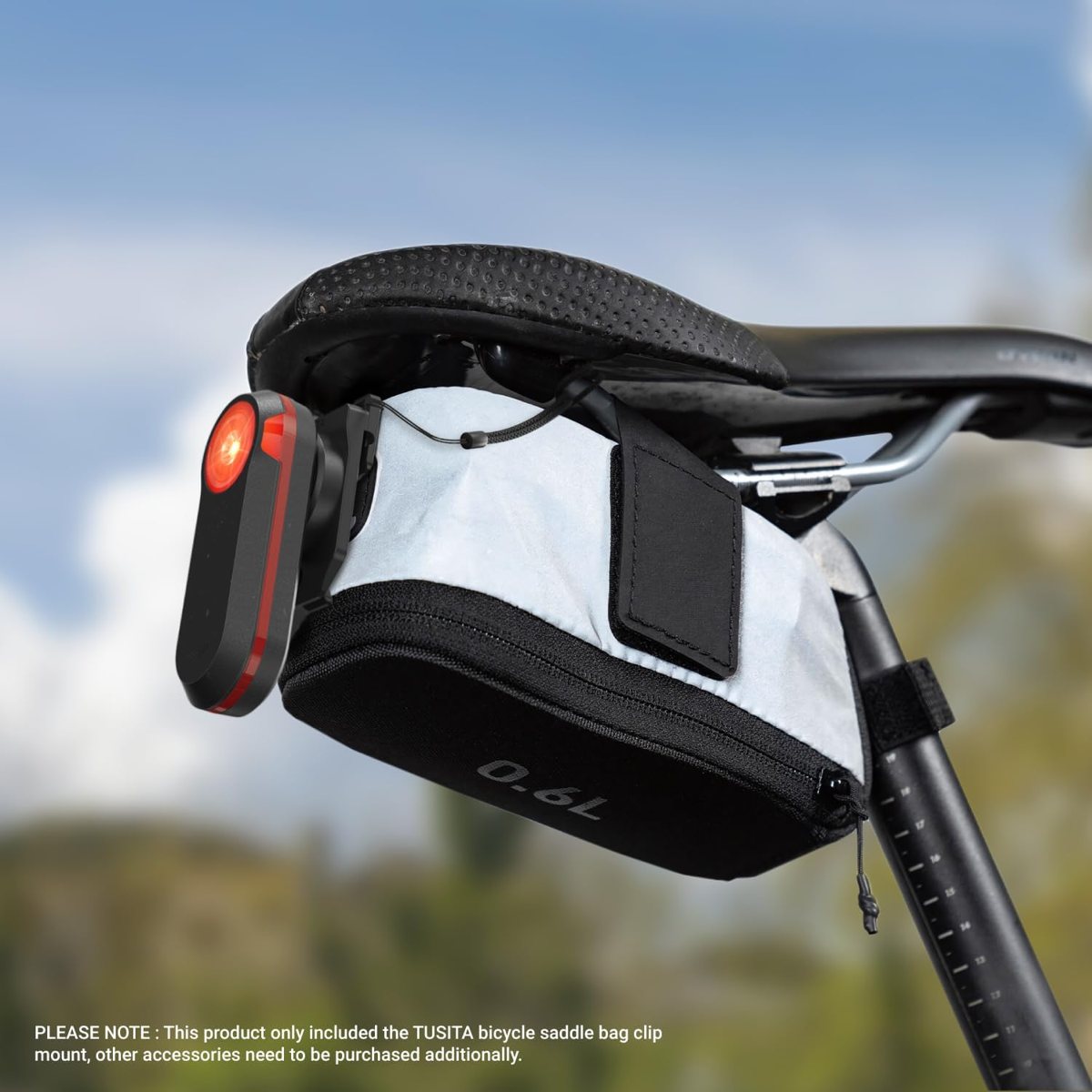 Saddle Bag Clip Mount for Garmin Varia — Small Slot — view 5
