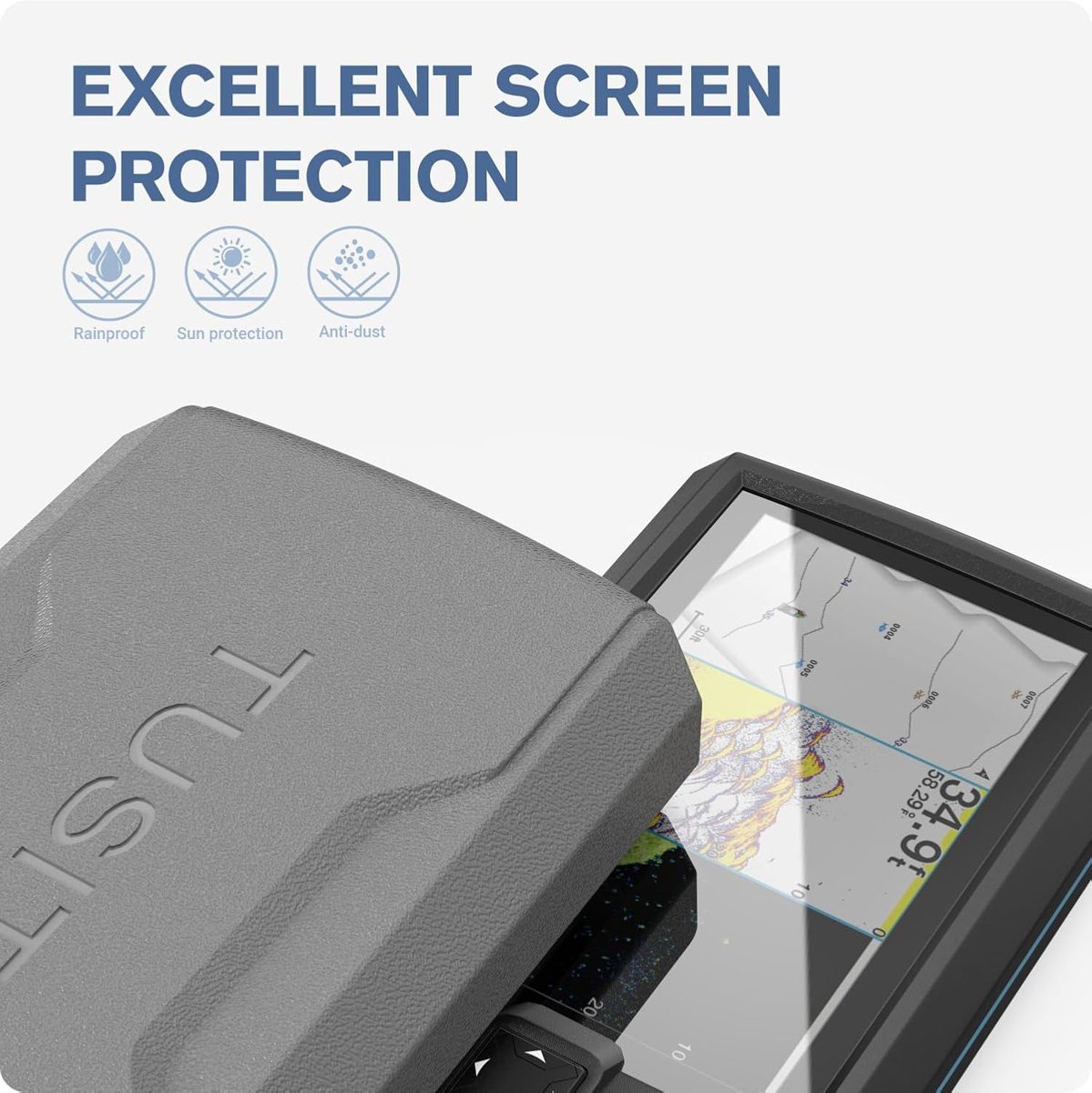 Sun Cover for Garmin Striker 5cv, 5dv & Vivid 5cv — view 5