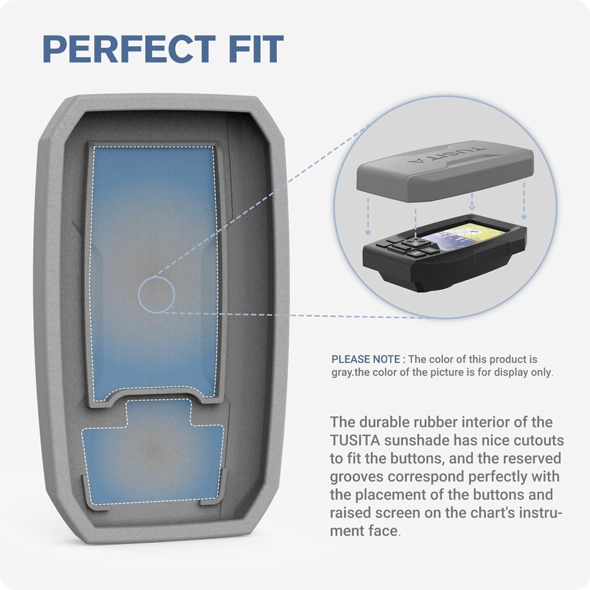 Sun Cover for Garmin Striker Plus 4 & Vivid 4cv — view 3