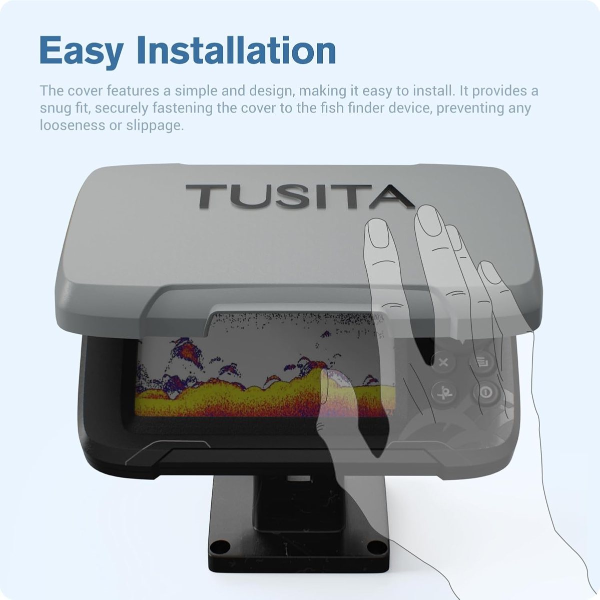 Sun Cover for Lowrance HOOK Reveal 5 & HOOK2 5 — view 4